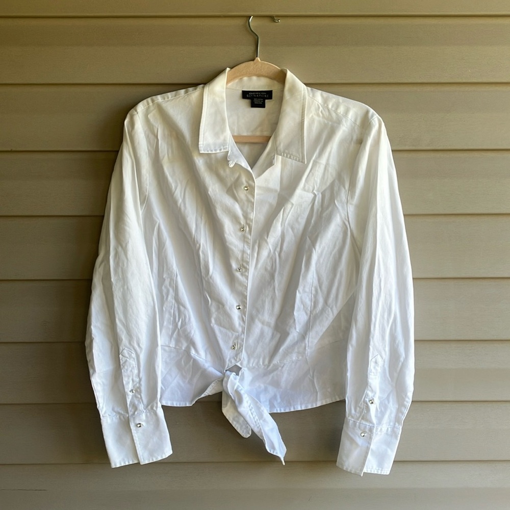 White blouse Jones New York size XL